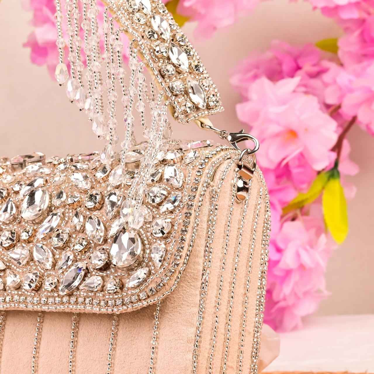 Crystal Embellished Handbag