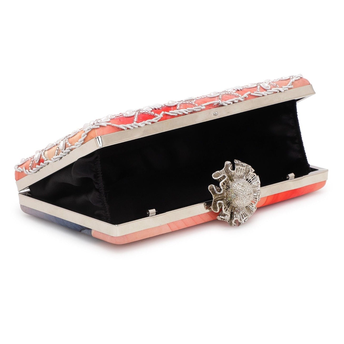 Printed Embroidery Party Clutch Bag for Women
